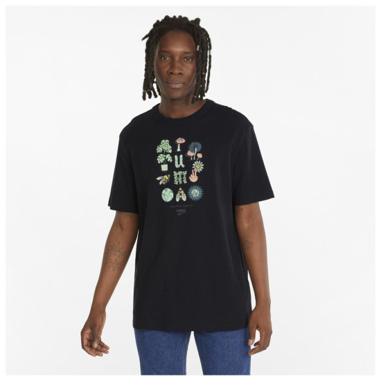 Puma Ανδρική κοντομάνικη μπλούζα Downtown Graphic Tee Puma Ανδρική κοντομάνικη μπλούζα Downtown Graphic Tee